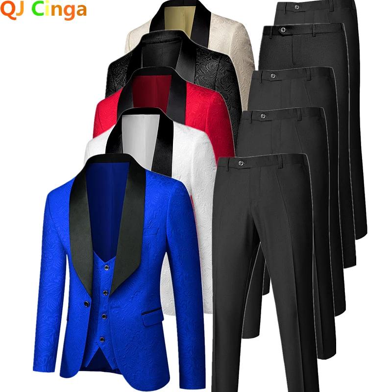 ξ    3 Pieces ( +  )  Ƽ 巹 Ʈ õ  Terno Masculino ȭƮ  S-5XL